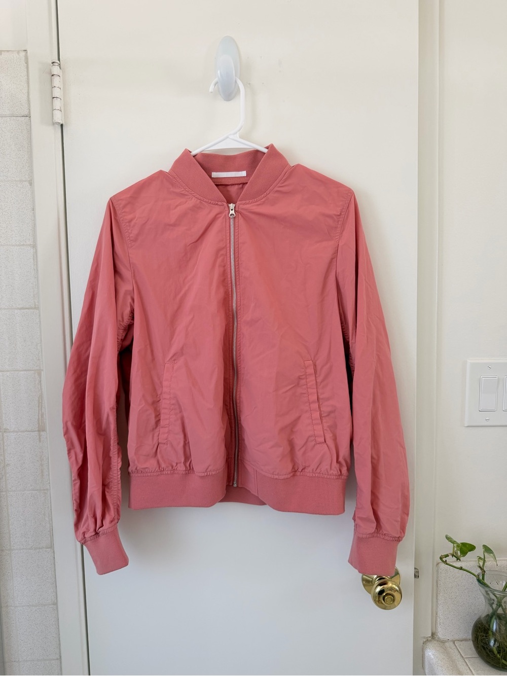 Uniqlo Rose Pink Bomber Jacket